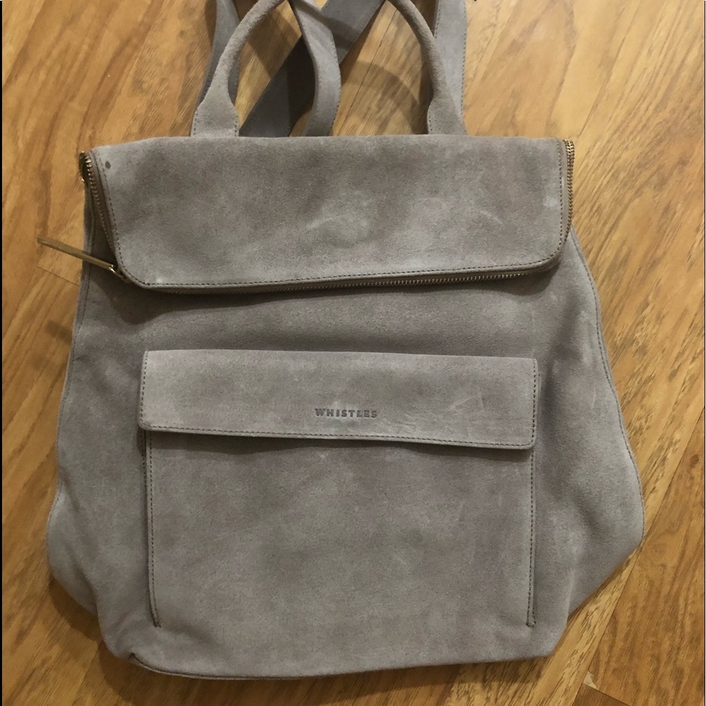 Taupe Whistles backpack
